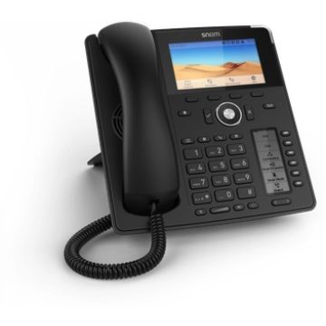 snom D785, Black, Wired handset,