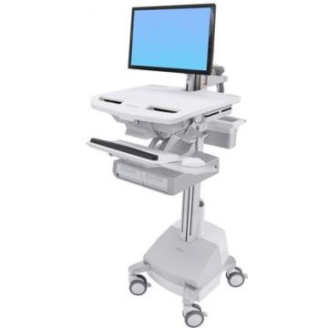 Ergotron StyleView Cart with LCD Arm, SLA Powered, 2 Drawers - Wagen