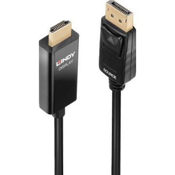 Lindy 1m DisplayPort an HDMI Adapterkabel met HDR