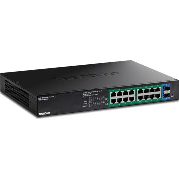 TRENDnet 18-Port Gigabit EdgeSmart PoE+ Switch