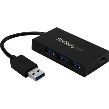 StarTech.com 4 Port USB 3.0 Hub - USB Type-A Hub met 1x USB-C & 3x USB-A (SuperSpeed 5Gbps)