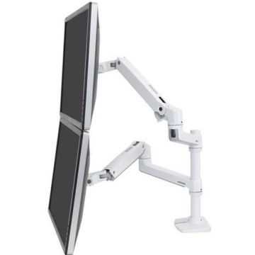 Ergotron LX - Bevestigingskit (bureauklembevestiging, paal, 2 scharnierende armen, 2 verlengbeugels)