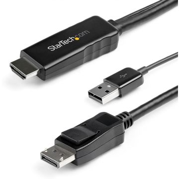 StarTech.com HD2DPMM2M - Videokabel