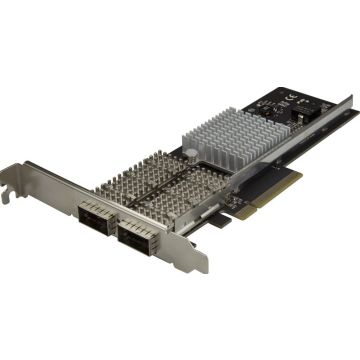 StarTech.com 2 port PCI Express 40G QSFP+ Netwerkkaart, Intel XL710 Open QSFP+ Converged Adapter, PCIe 40Gb Ethernet Server NIC, 40GbE Glasvezel LAN Kaart, Dell PowerEdge HPE ProLiant (PEX40GQSFDPI) - Netwerkadapter