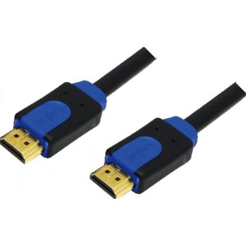 HDMI-Kabel LogiLink Ethernet A -> A St/St 10.00m Gold