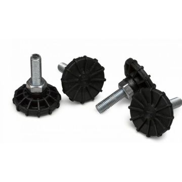 Equip Füße voor Serverschränke 4Stk 60mm zwart