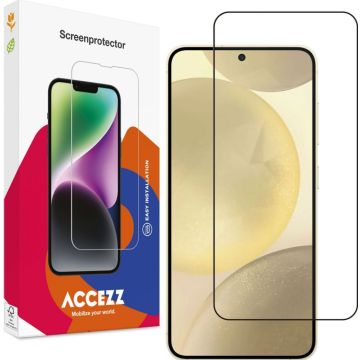 Accezz Gehard Glas Full Cover Screenprotector Samsung Galaxy S25 Plus