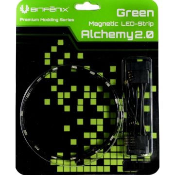 BitFenix Alchemy 2.0 Magnetic LED-Strip - 12cm, 6 LEDs, grün