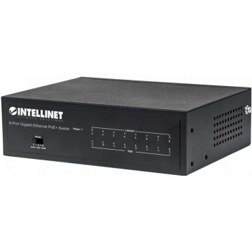 Intellinet Switch 8-Port Gigabit Ethernet PoE+ 60W Desktop
