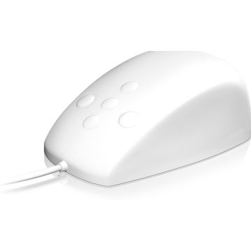 muis Keysonic KSM-3020M-W USB white/wasserdicht aus Silicon retail
