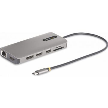 StarTech.com USB-C Triple-Monitor Multiport Adapter, HDMIDPCard Reader - Dockingstation