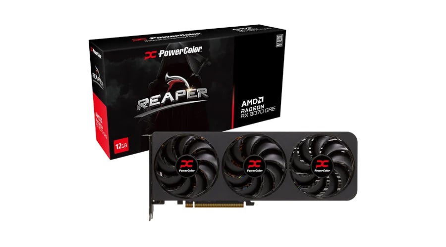 POWERCOLOR PowerColor Reaper AMD Radeon RX 9070 GRE - Videokaart 12GB GDDR6