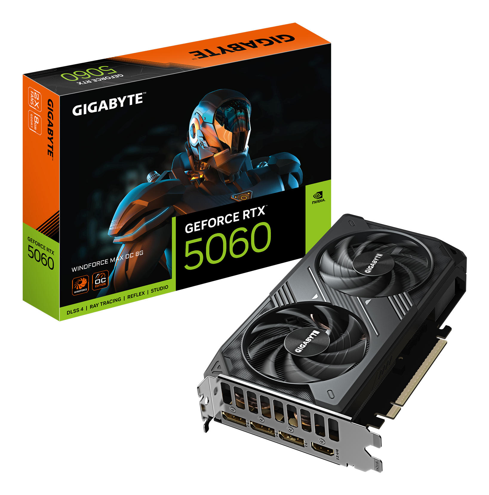 Gigabyte GeForce RTX 5060 WINDFORCE MAX OC - Videokaart