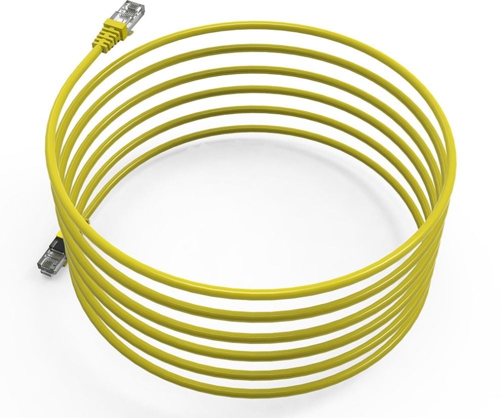 INCA Patchkabel ICAT6-05TS RJ45 Cat6 UTP Gelb 5.0m retail