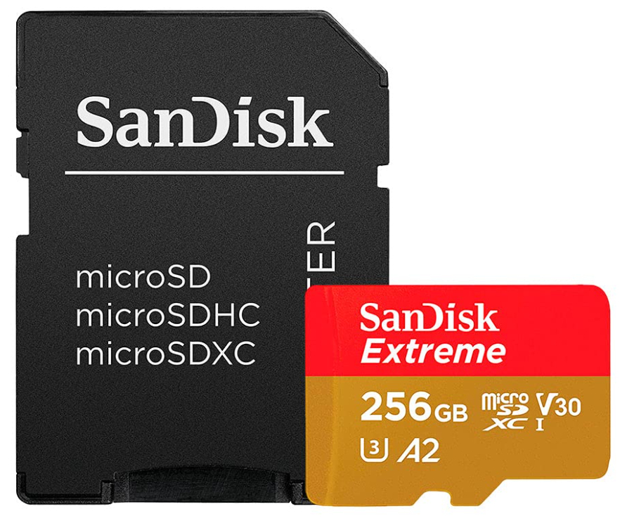 SanDisk Extreme PLUS microSDXC V30 256GB - Flashgeheugenkaart