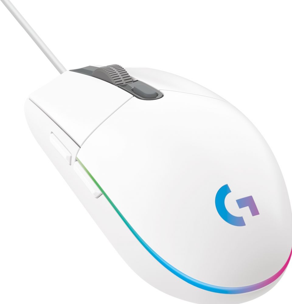 Logitech Gaming Mouse G203 LIGHTSYNC Wit - Muis