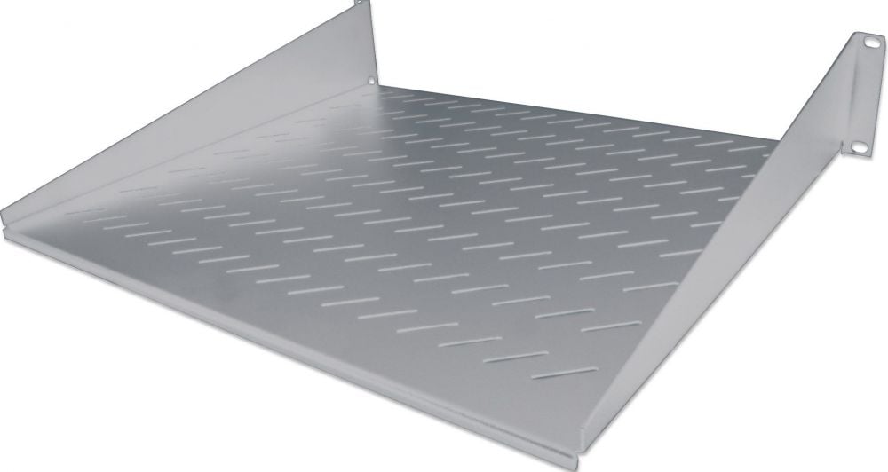 Halfzwevend Plateau, 19-Inch, 2HE, 250mm, 25Kg, Grijs