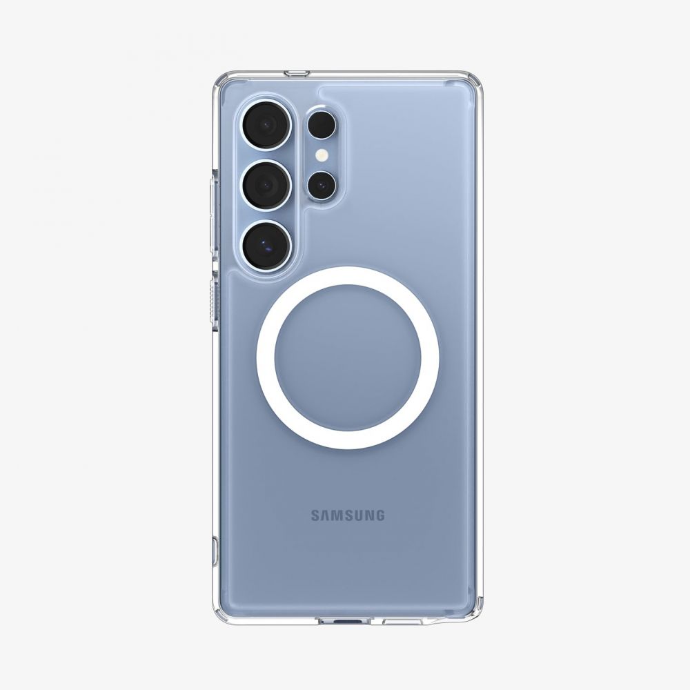 Spigen Gal S25 Ultra Ultr Hybr MF Clr Wh