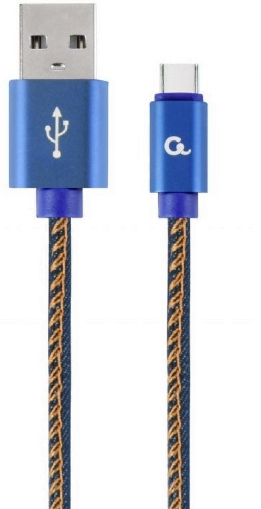 gembird Premium Type-C-USB-Kabel, 1 m, blauw