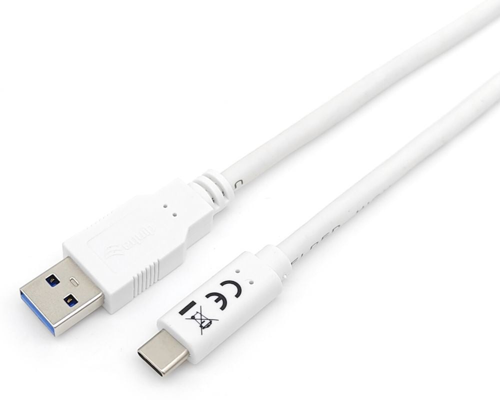 Equip USB Kabel 3.2 A -> C St/St 2.0m 3A weiß