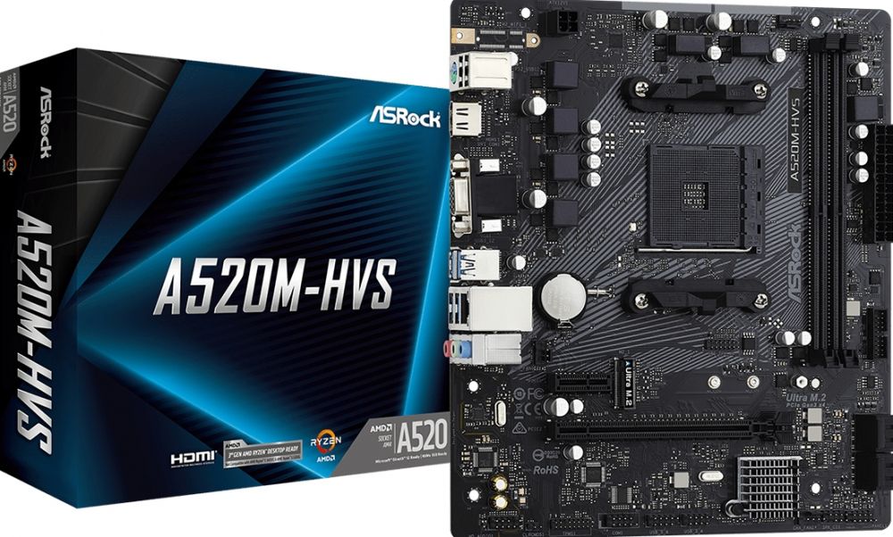 ASROCK A520M HVS - Moederbord