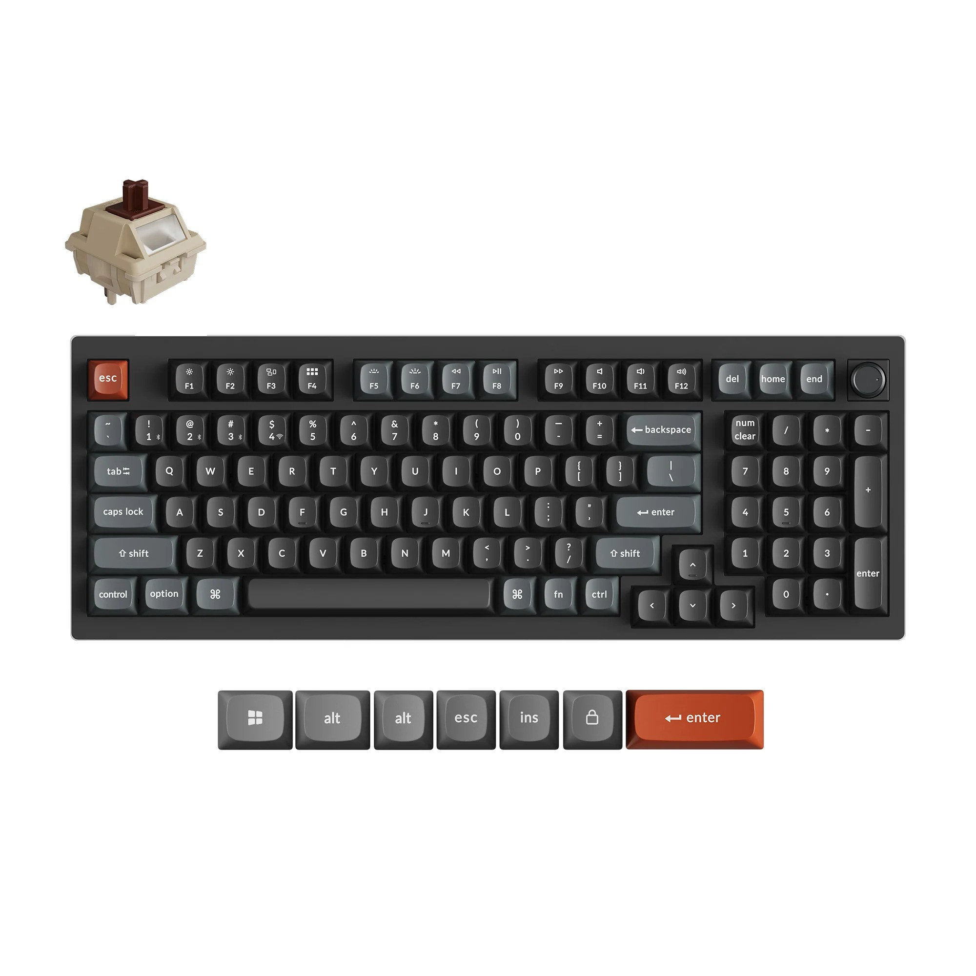 Keychron V5 Ultra 8K 96% Wireless Hot-Swap RGB - Toetsenbord