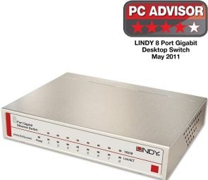 Lindy Network Switch - 8 Poorten