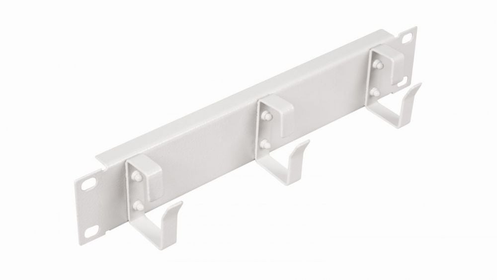 Equip 10" Kabelgoot met Ringeinsatz, 1U grijs