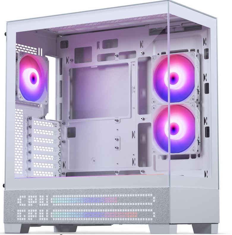 Phanteks XT View Matrix Grey White - Behuizing