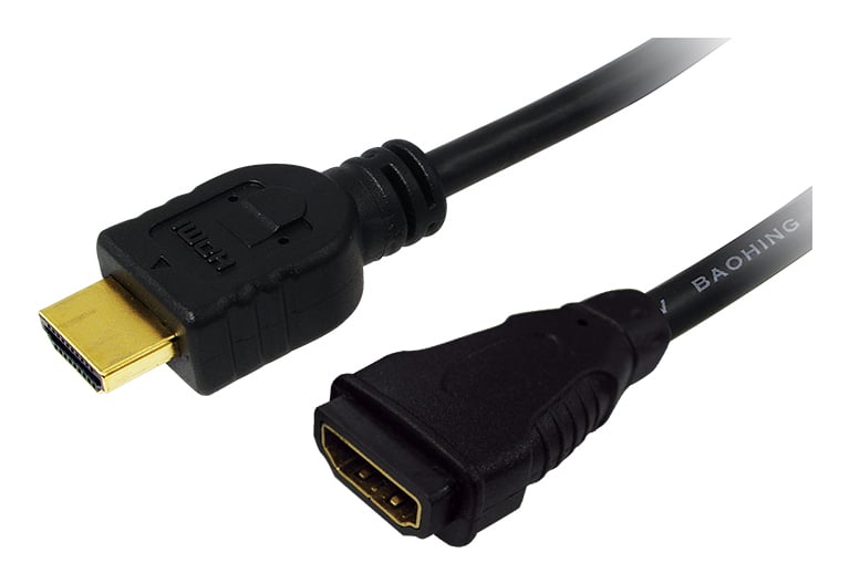 Logilink HDMI-Kabel Ethernet A -> A St/Bu 2.00m Gold Verl.