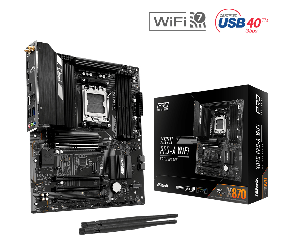 ASRock X870  Pro-A WiFi - Moederbord