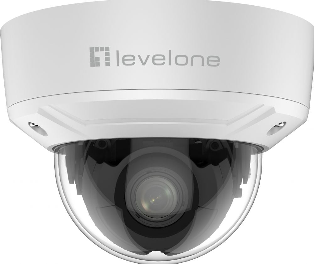 LevelOne IPCam FCS-3616 Dome Out 6MP H.265 IR 10W PoE