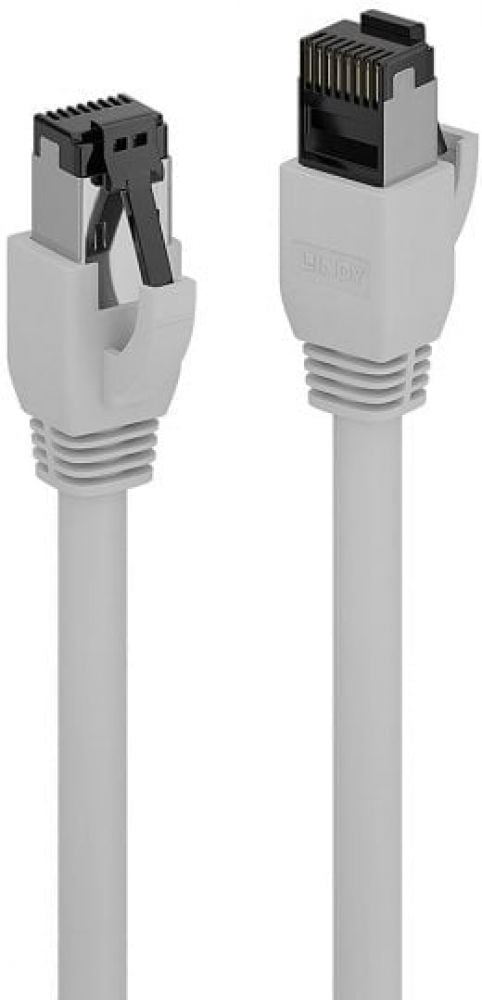 Lindy 1m Cat.8.1 S/FTP LSZH Cable, Grey