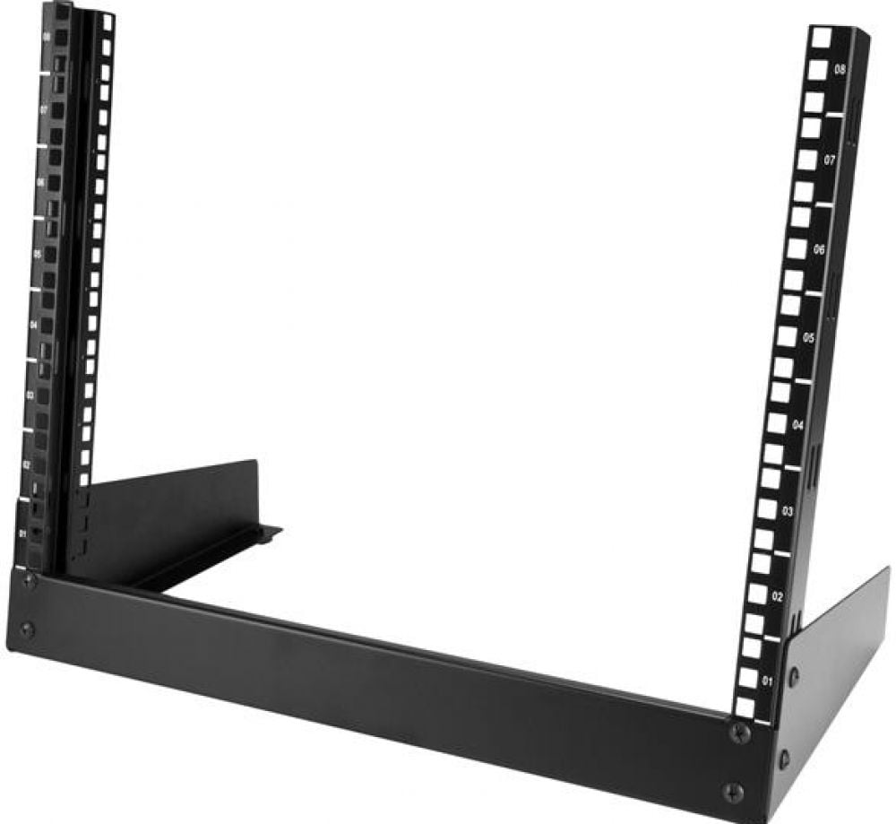 StarTech.com 8U Desktop rack serverkast - 2-stijlen Open Frame Rack