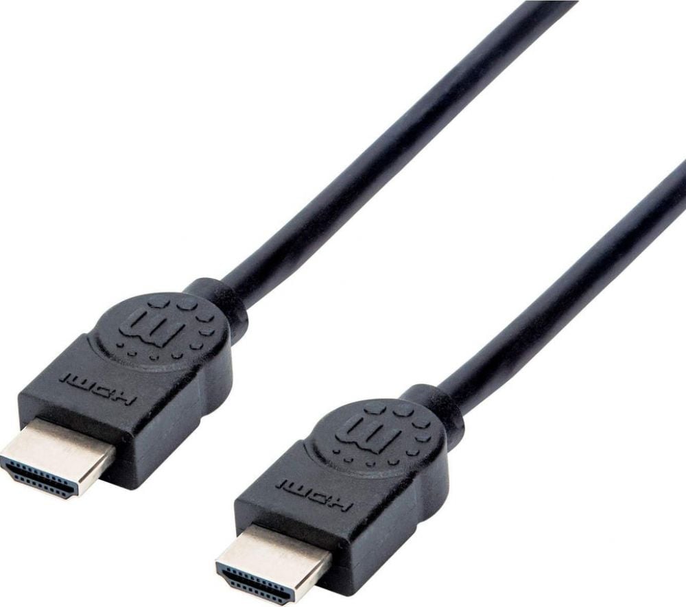 Manhattan HDMI-Kabel High Speed A -> A St/St 1.00m geschirm