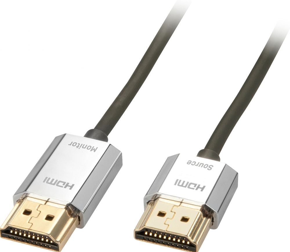 LINDY 3m CROMO Slim Active High Speed HDMI 2.0 Cable with Ethernet and 4K support