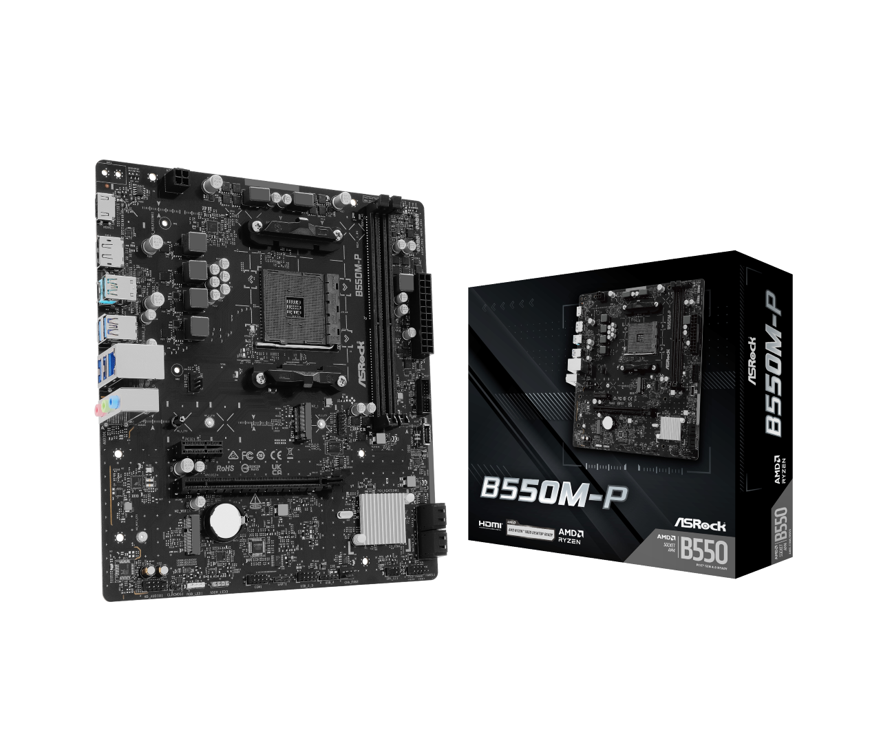 ASRock B550M-P - Moederbord