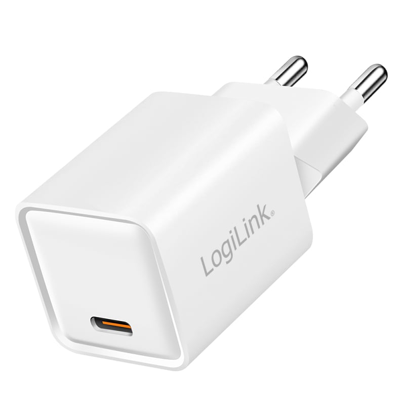 Logilink USB-Steckdosenadapter 1xUSB-C (PD+QC 3.0) 20W 5-12V