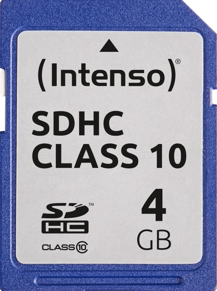 Intenso SDHC/XC Class 10 4GB Card ***MOQ X12***