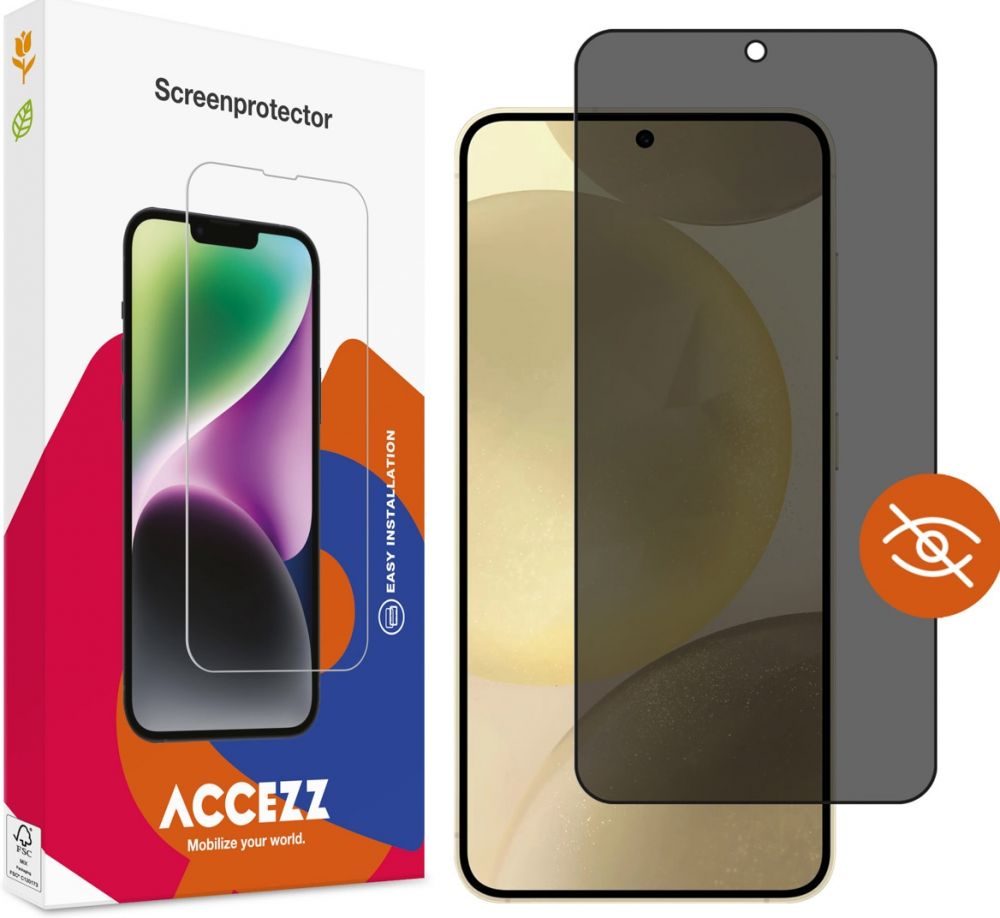 Accezz Gehard Glas Privacy Screenprotector Samsung Galaxy S25 Plus