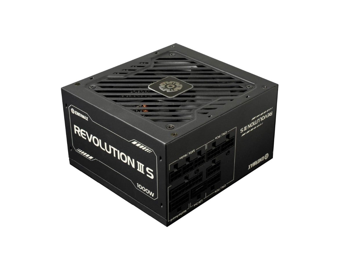 Enermax Revolution III S 1000W Black - Voeding