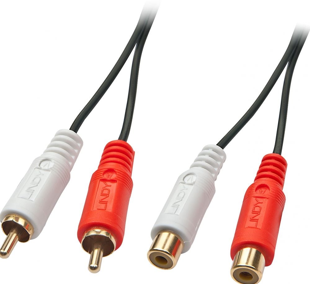 LINDY 2m Premium Phono To Phono Extension Cable