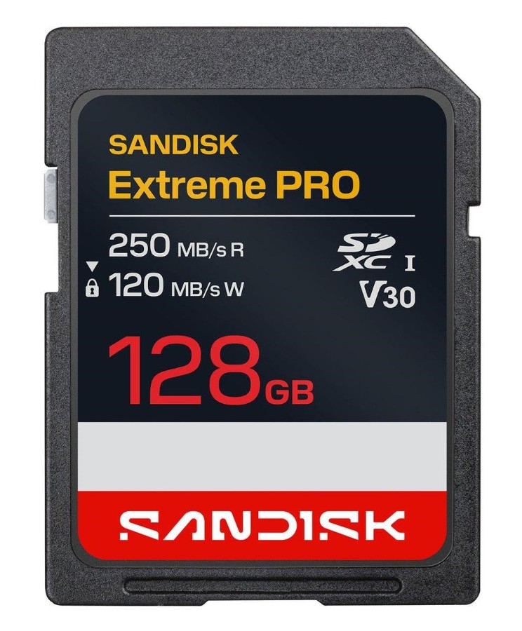 SanDisk Extreme Pro SDXC 128GB - Flashgeheugen