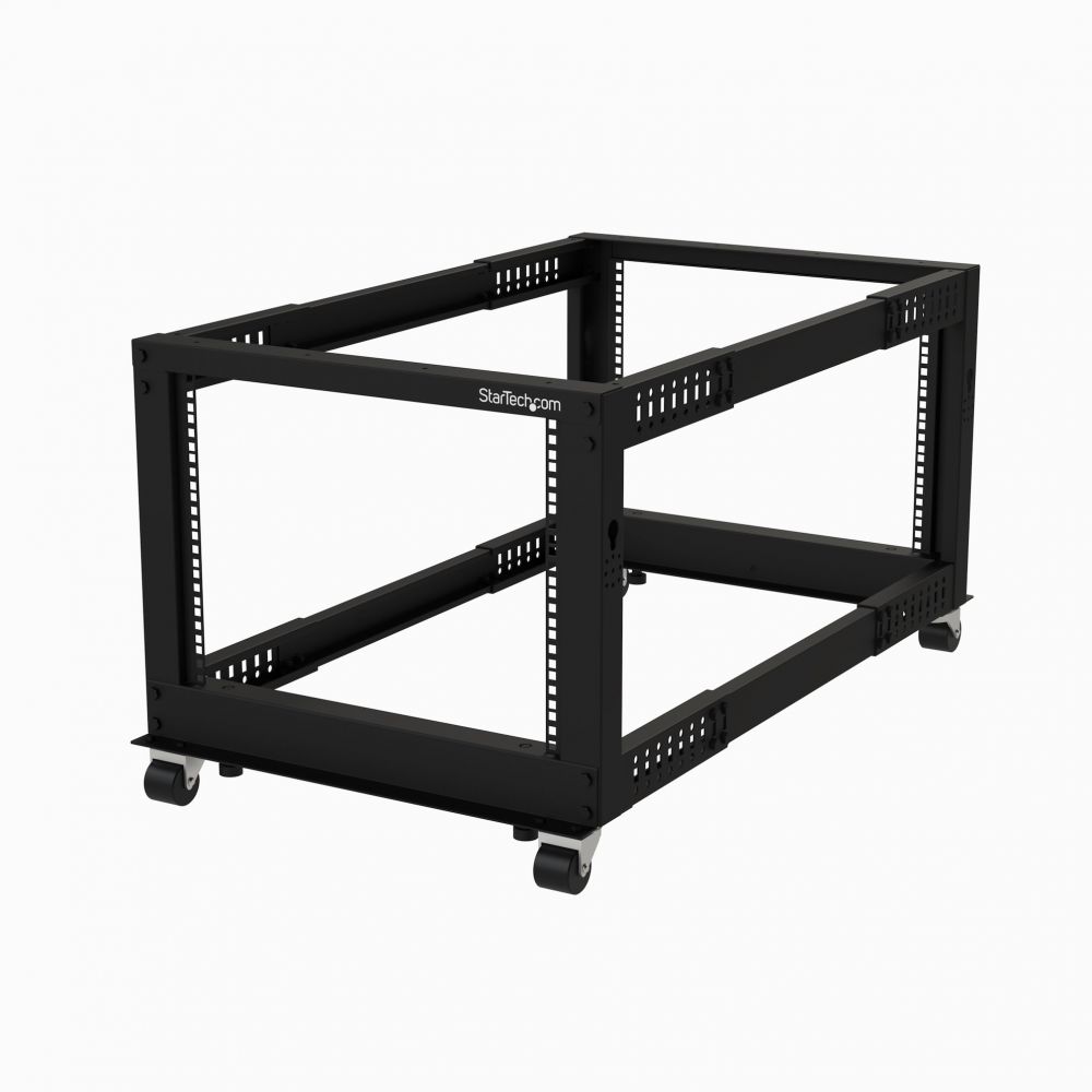StarTech.com 19" 8U open frame rack - 4 stijlen