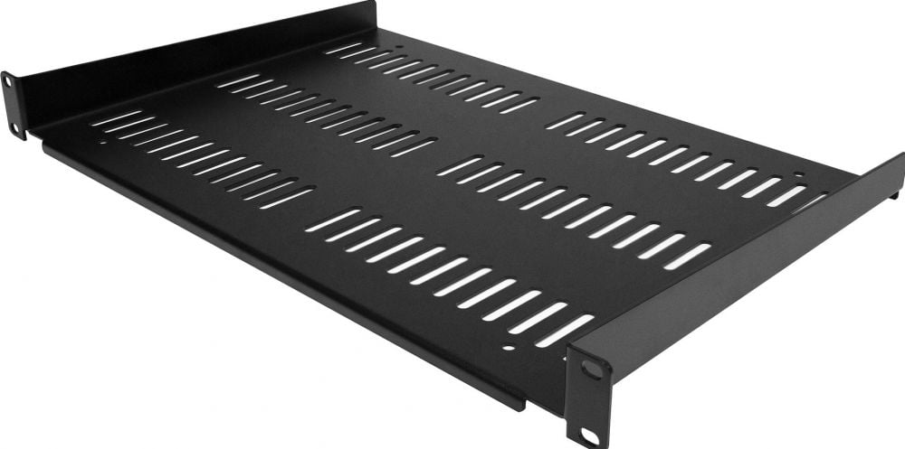 StarTech.com 1U Rack Shelf - Universele Geventileerde 19 inch Server Rack PlankLade voor AVDataNetwerk Apparatuur – Cantilever – Max. 25kg