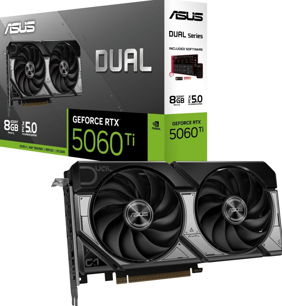 ASUS Dual GeForce RTX 5060 Ti 8GB - Videokaart