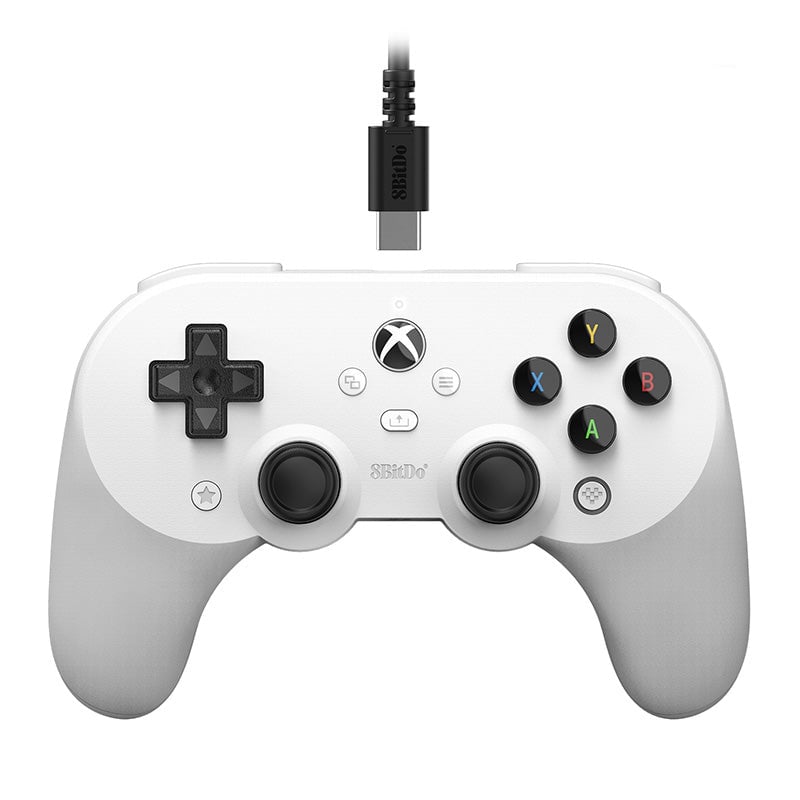 8BitDo Pro 2 Wired Xbox Gamepad White - Controller