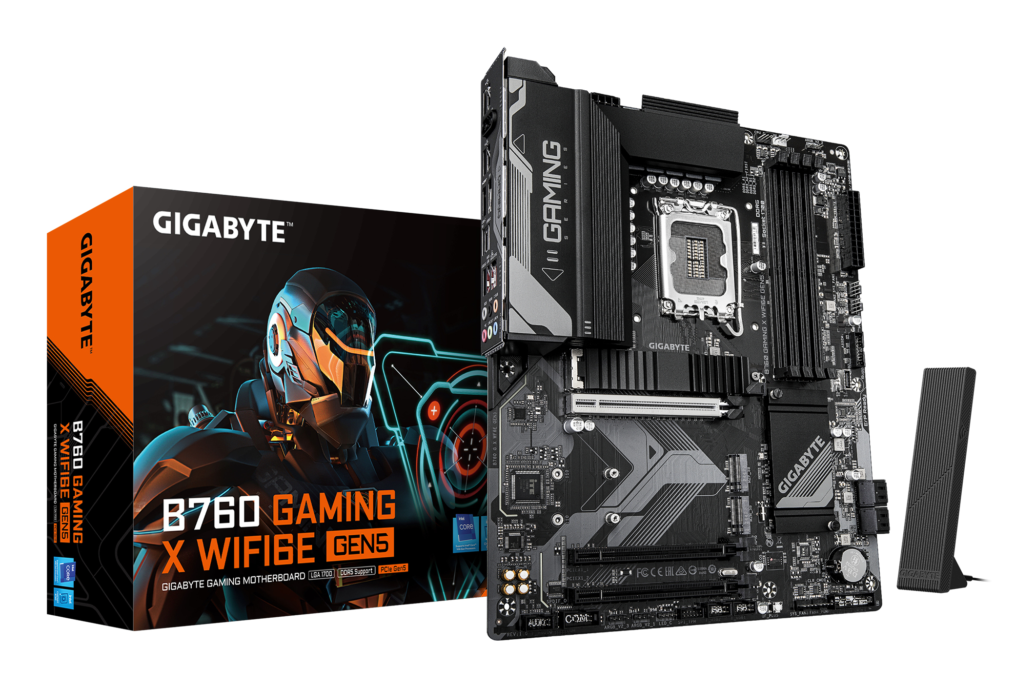 GIGABYTE Gigabyte B760 Gaming X WiFi6E Gen5   (B760,S1700,ATX,DDR5)