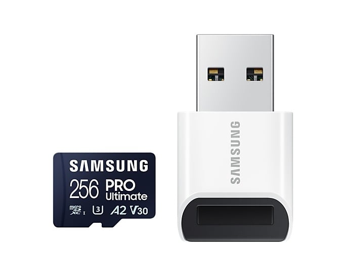 Samsung Pro Ultimate 256GB Incl. USB-adapter - Flashgeheugenkaart