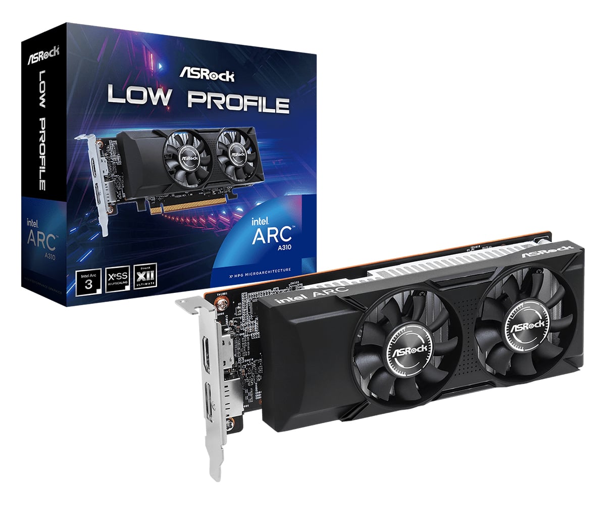 Asrock Intel Arc A310 Low Profile - Videokaart